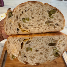 Load image into Gallery viewer, Jalapeño-Cheddar Sourdough Bread