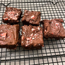 Load image into Gallery viewer, Candy Cane Chocolate Brownies