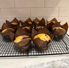 Load image into Gallery viewer, GF Blueberry Lemon Muffins (10 Muffins)