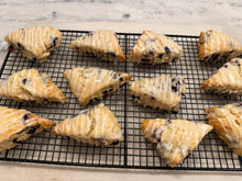 Load image into Gallery viewer, Blueberry Lemon Scones (Special Order)