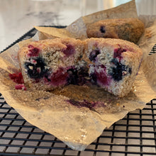 Load image into Gallery viewer, Mixed Berry Lemon Muffins