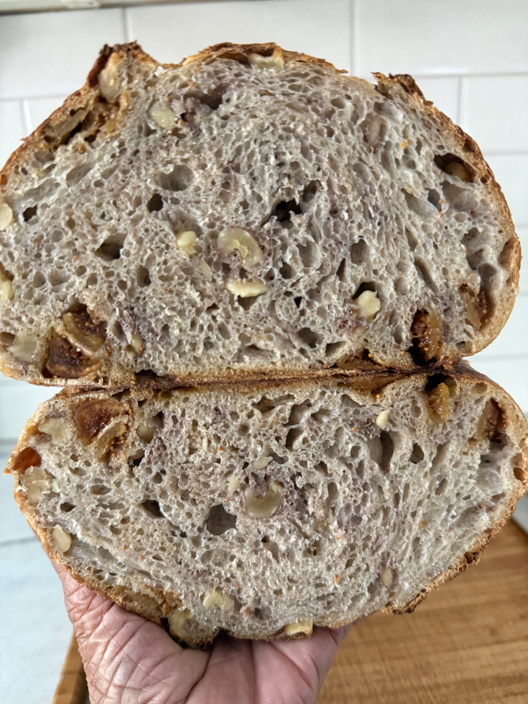 Maple Pecan Sourdough Bread