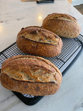 Load image into Gallery viewer, Spelt, Whole Wheat, Rye Sourdough Bread
