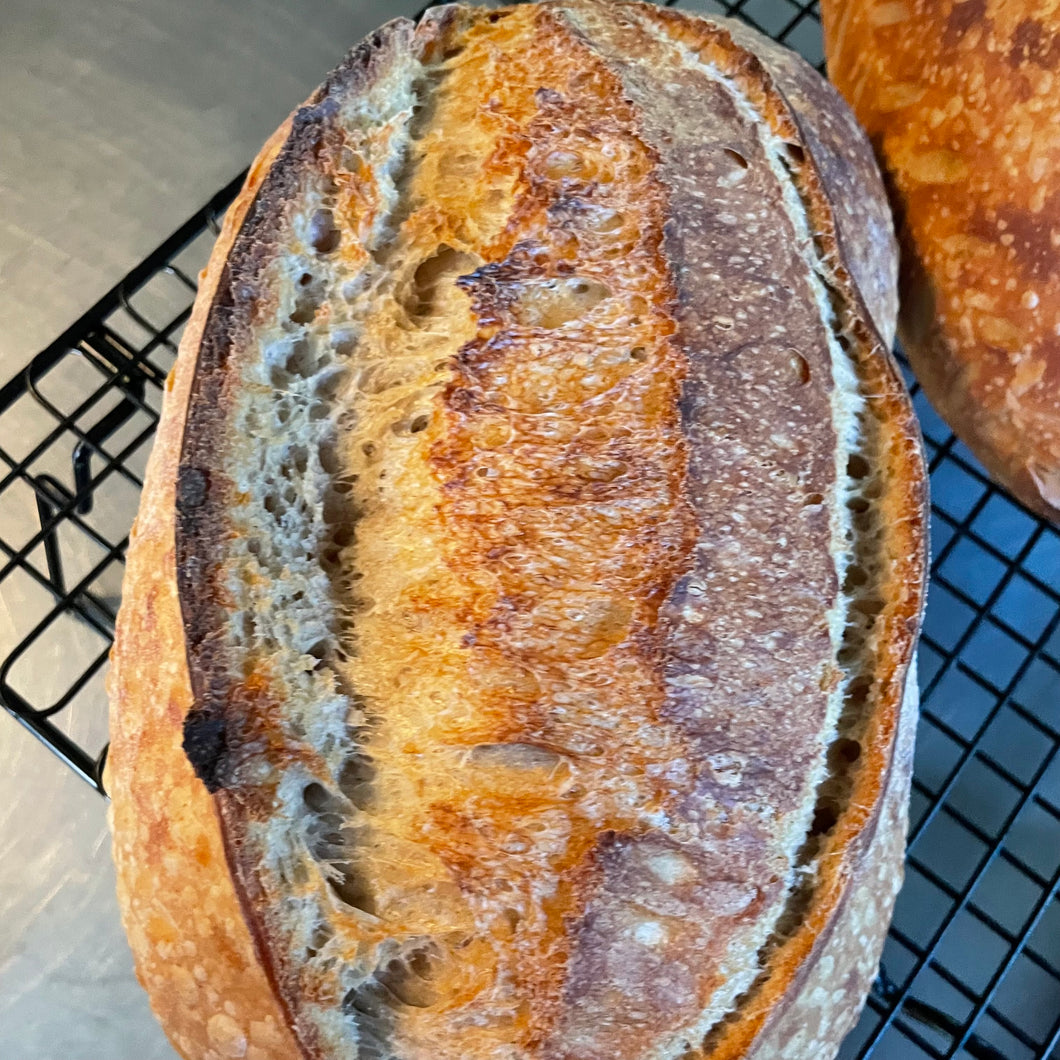 Spelt, Whole Wheat, Rye Sourdough Bread