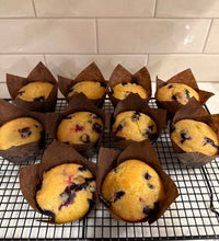 Load image into Gallery viewer, GF Blueberry Lemon Muffins (10 Muffins)
