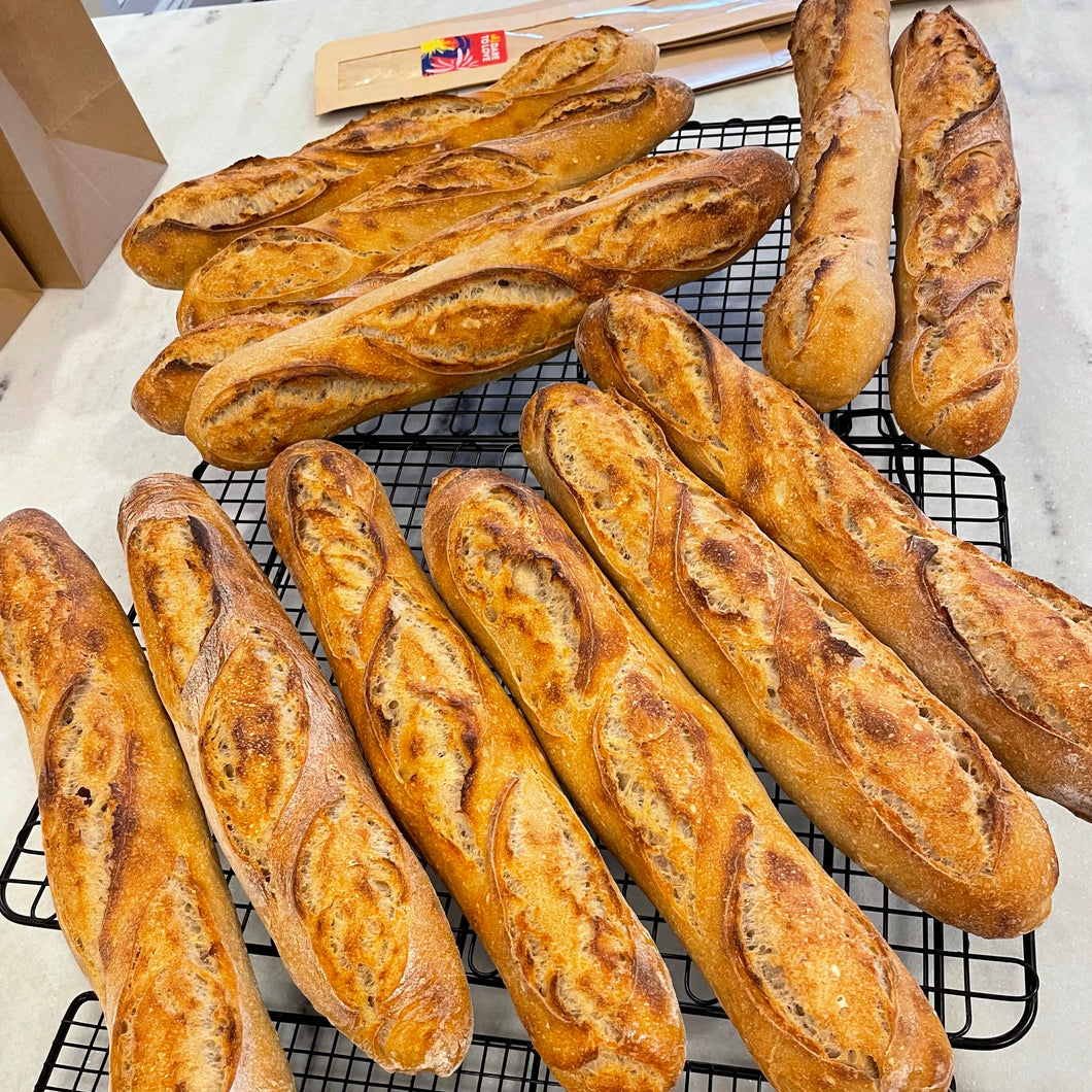 Sourdough Demi-Baguettes (2 per order)